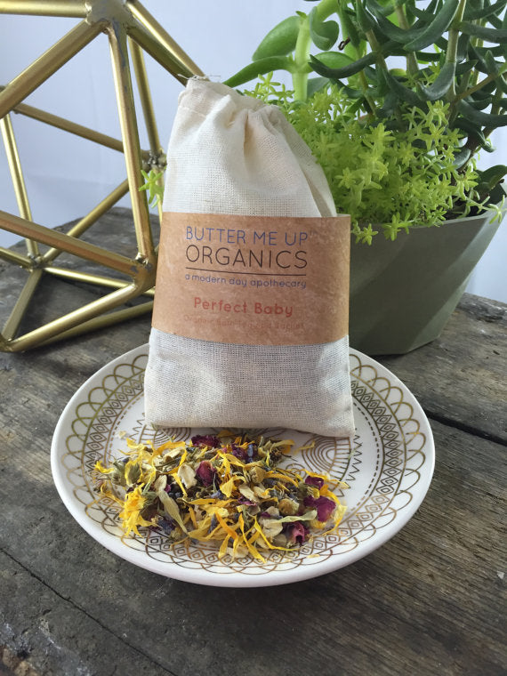 Organic Herbal Bath Tea – Calm & Nourish for Mama & Baby
🌿